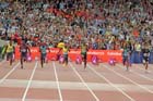 Usain Bolt, 100 metres,  2013 IAAF Diamond League, Sainsbury's Anniversary Games, Queen Elizabeth Olympic Park, London.